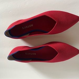 ROTHYS Size 9.5 pointed toe flats